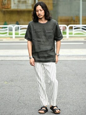 鈴木さん（メンズ・171cm）の夏コーディネート