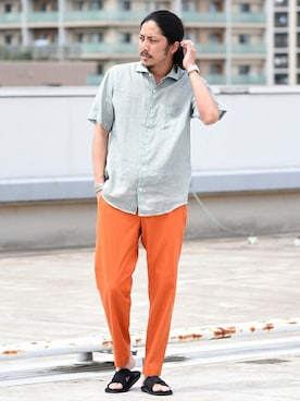 鈴木さん（メンズ・171cm）の夏コーディネート