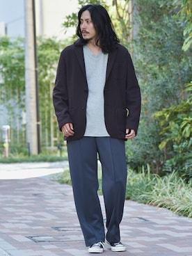 鈴木さん（メンズ・171cm）の秋コーディネート