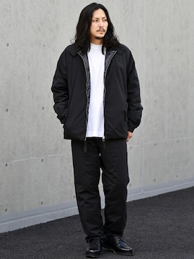 「アイテム（その他シューズ）」を使った、鈴木さん（メンズ・171cm）の冬コーディネート