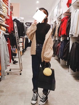 「Daniel Wellington」｜「アイテム（ハンチング/ベレー帽）」を使った、n.yuさん（レディース・157cm）の秋コーディネート