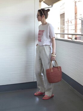 teeemoeさん（レディース・157cm）の夏コーディネート