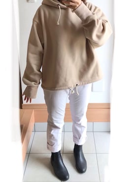「DRWCYS（ドロシーズ）のアイテム（パンツ）」を使った、harmoinさん（レディース・155cm）の冬コーディネート