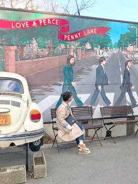 reeさん（レディース・154cm）の春コーディネート