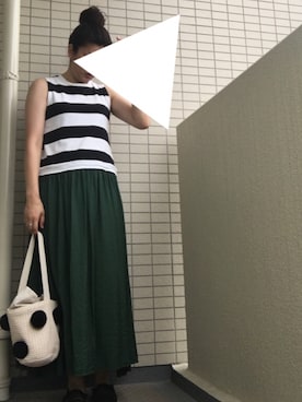 「NEI（ネイ）のアイテム（ワンピース/ドレス）」を使った、somさん（レディース・161cm）の夏コーディネート