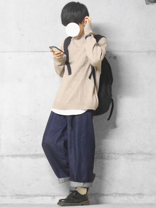 ���񂯂񂳂�̃f�j���p���c�u���C�h�o���[���f�j���p���c(10oz DENIM)�iMONO-MART�b���m�}�[�g�j�v���g�����R�[�f�B�l�[�g