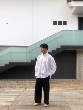 「DOEK（ドゥック）のアイテム」を使った、pc01101さん（メンズ・178cm）の春コーディネート