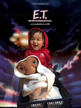 「E.T.」｜「アイテム（パーカー）」を使った、naoco kikuさん（キッズ・70cm）の冬コーディネート
