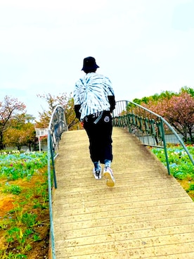 「fragment design（フラグメントデザイン）のアイテム（帽子）」を使った、k.wさん（メンズ・171cm）の春コーディネート