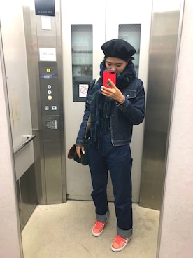 t🥀さん（レディース・164cm）の冬コーディネート