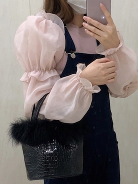 「Chico（チコ）のアイテム（オールインワン・サロペット）」を使った、makiさん（レディース・156cm）の秋コーディネート