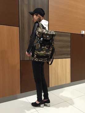 「STARTER BLACK LABEL(スターターブラックレーベル)のアイテム」を使った、RiNc天童店さん(レディース・162cm)の春コーディネート