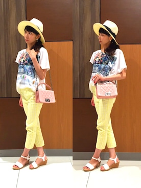 「アイテム（ピアス（両耳用））」を使った、RiNc天童店さん（レディース・160cm）の夏コーディネート