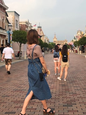 「香港ディズニー」｜chiさん（レディース・167cm）の秋コーディネート