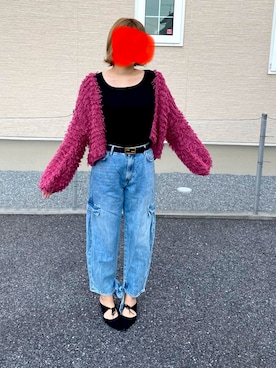 「Another Edition（アナザーエディション）のアイテム（その他アウター）」を使った、chiさん（レディース・167cm）の冬コーディネート