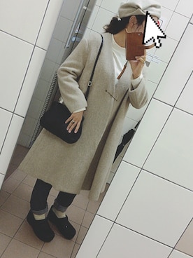 「yuni（ユニ　）のアイテム（その他アウター）」を使った、さこさん（レディース・160cm）の秋コーディネート