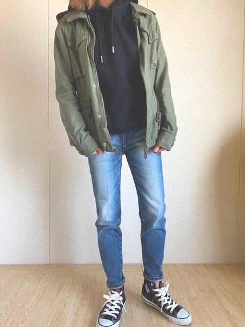 Aki Moussyのミリタリージャケットを使ったコーディネート Wear