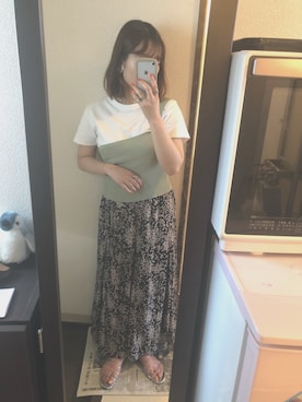 「Tiny（タイニー）のアイテム」を使った、つさん（レディース・157cm）の夏コーディネート