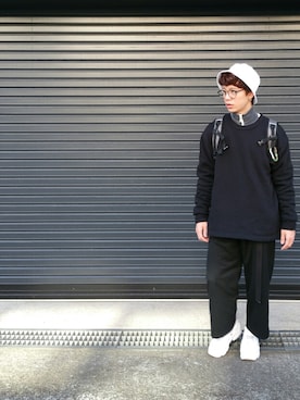 けんじ さんさん（メンズ・165cm）の冬コーディネート