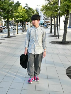 「アイテム（ピアス（両耳用））」を使った、けんじ さんさん（メンズ・165cm・20代）の秋コーディネート