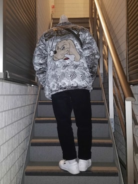 「アイテム（ピアス（両耳用））」を使った、けんじ さんさん（メンズ・165cm・20代）の冬コーディネート