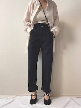 「GIGI（ジジ）のアイテム」を使った、uno.さん（レディース・155cm）の春コーディネート