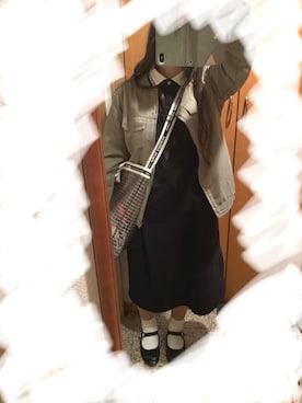 「SVEC（シュベック）のカンフーシューズ kung fu Shoes / ストラップパンプス（バレエシューズ）」を使った、もちびさん（レディース・150cm）の春コーディネート