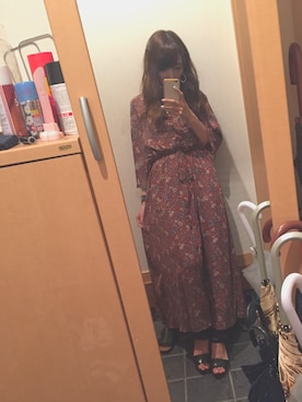 「アイテム（シャツワンピース）」を使った、hidekaさん（レディース・151cm・20代）の秋コーディネート