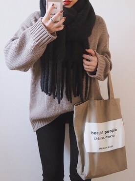 miさん（レディース・154cm）の冬コーディネート