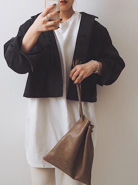 「reca（レカ）のアイテム（ワンピース/ドレス）」を使った、miさん（レディース・154cm）の春コーディネート