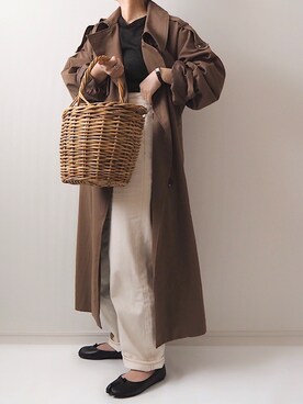 「DHOLIC STYLE（ディーホリックスタイル）のアイテム（ジャケット/アウター）」を使った、miさん（レディース・154cm）の秋コーディネート