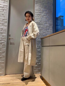 「HYSTERIC GLAMOUR（ヒステリックグラマー）のCLEAR HEEL ブーツ（ブーツ、ブラック系）」を使った、hinataさん（レディース・162cm）の春コーディネート