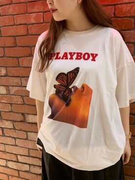 「HYSTERIC GLAMOUR（ヒステリックグラマー）のUSED加工デニム フレアスカート（デニムスカート、ブラック系）」を使った、hinataさん（レディース・162cm）の夏コーディネート