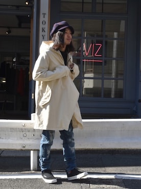 「VIRGOwearworks（ヴァルゴウェアワークス）のアイテム（ジャケット/アウター）」を使った、kazuma1708さん（メンズ・167cm）の冬コーディネート
