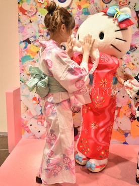 「ANEMONE（アネモネ）のアイテム（その他ヘアアクセサリー）」を使った、ｋａｓｕｍｉ．さん（レディース・159cm）の夏コーディネート