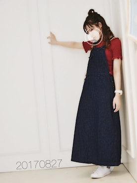 「ANEMONE（アネモネ）のアイテム（その他ヘアアクセサリー）」を使った、ｋａｓｕｍｉ．さん（レディース・159cm）の夏コーディネート