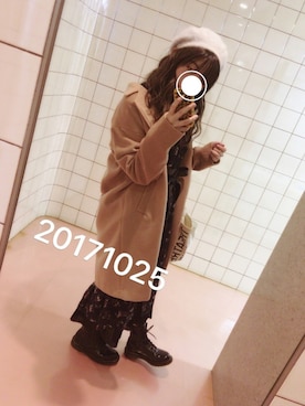 「Lattice（Lattice）のアイテム（ハンチング/ベレー帽）」を使った、ｋａｓｕｍｉ．さん（レディース・159cm）の秋コーディネート