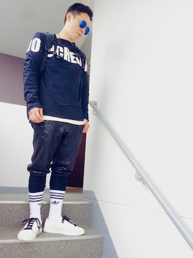 「COMMECAISM  （コムサ イズム）のアイテム」を使った、maruさん（メンズ・167cm）の春コーディネート