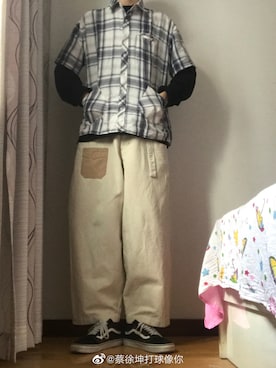 「VANS（バンズ）のアイテム（アクセサリー）」を使った、带带大师兄さん（メンズ・182cm）の夏コーディネート