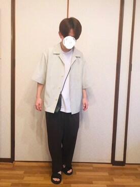 Gu ジーユー のその他パンツ ブラウン系 を使ったメンズ人気ファッションコーディネート Wear