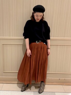 けこさん（レディース・163cm）の冬コーディネート