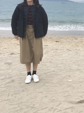 「グルカスカート」｜a  さん（レディース・167cm）の春コーディネート