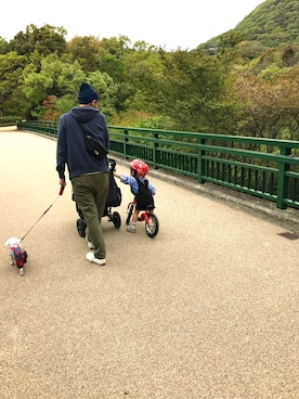 「JOURNAL STANDARD（ジャーナルスタンダード）のアイテム（パンツ）」を使った、つんださん（キッズ・90cm）の春コーディネート