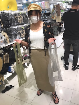 「ISABEL MARANT（イザベルマラン）のアイテム（サンダル）」を使った、つんださん（レディース・155cm）の夏コーディネート