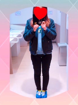 「SEVENDAYS=SUNDAY（セブンデイズサンデイ）のアイテム（MA-1）」を使った、NANAMIさん（レディース・157cm）の春コーディネート