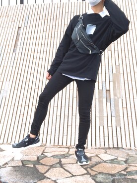 やーまんさん（メンズ・170cm）の春コーディネート