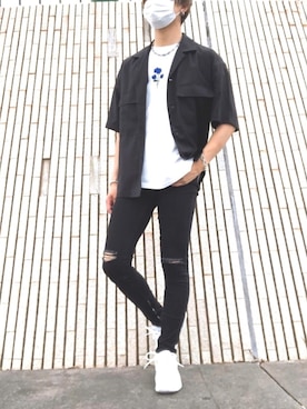 やーまんさん（メンズ・170cm）の夏コーディネート