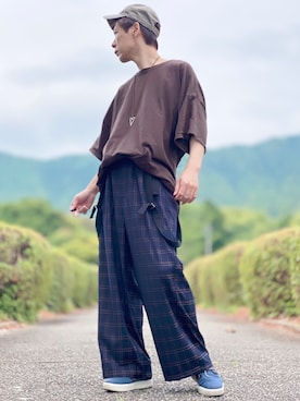 しょう🐤🐦🐧しばらく休みますさん（メンズ・173cm）の夏コーディネート