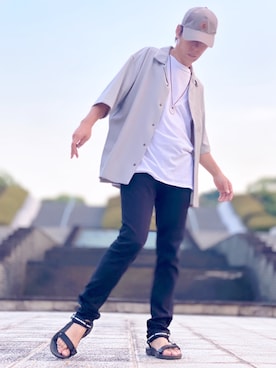 しょう🐤🐦🐧しばらく休みますさん（メンズ・173cm）の秋コーディネート