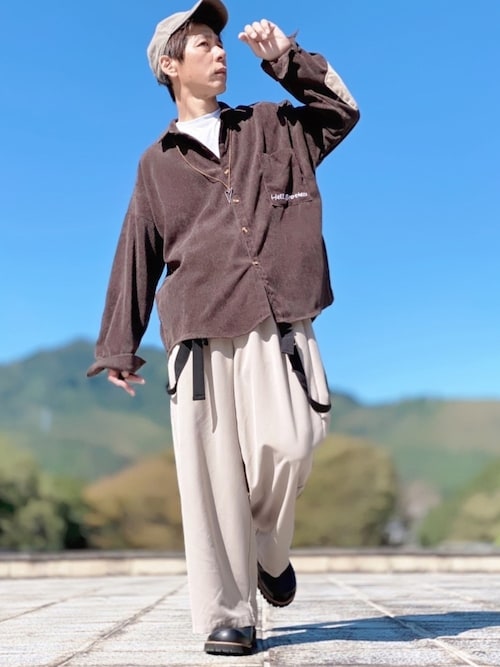 デザイン古着 ビッグシルエットコーデュロイシャツ 53 デザイン古着 ビッグシルエットコーデュロイシャツ 53